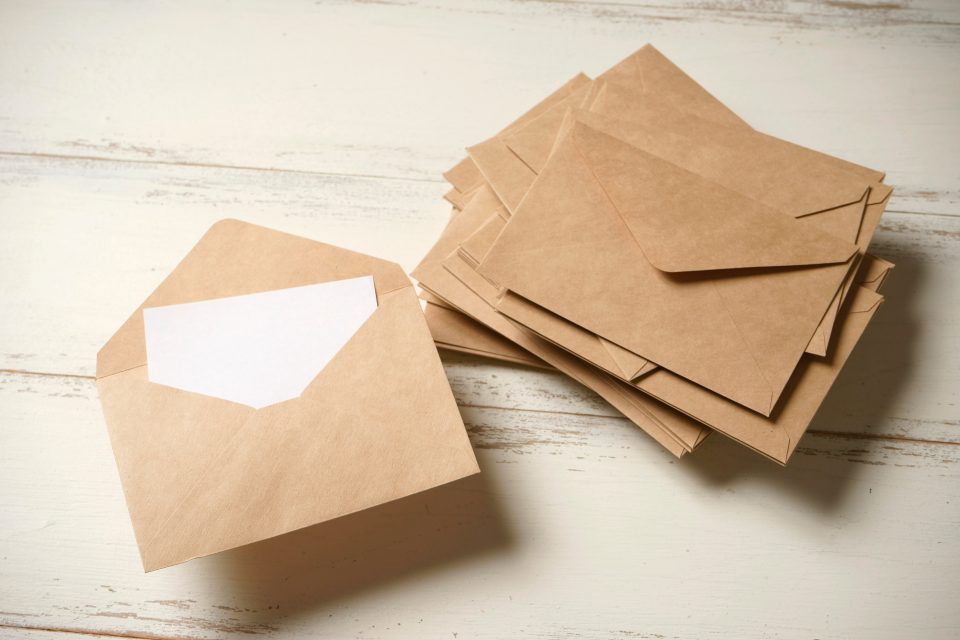 封筒の画像